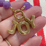 'NEW' A-Z INITIAL BUBBLE Charm | Gold & Silver