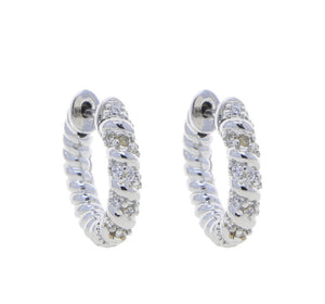 BABY TWISTED (2 in 1) Hoops | Gold & Silver