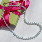 'NEW' ICY BLUE CANDY POPPER Beaded Necklace | Gold