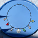 'NEW' SUMMER FRUITS Charm Necklace | Silver