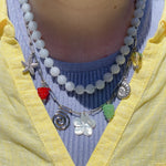 'NEW' SUMMER FRUITS Charm Necklace | Silver