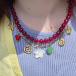 'NEW' SUMMER FRUITS Charm Necklace | Gold
