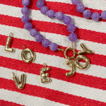 'NEW' A-Z INITIAL BUBBLE Charm | Gold & Silver