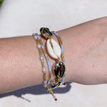 'NEW' AVA Beaded Bracelet | Gold