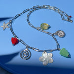 'NEW' SUMMER FRUITS Charm Necklace | Silver