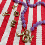 'NEW' A-Z INITIAL BUBBLE Charm | Gold & Silver