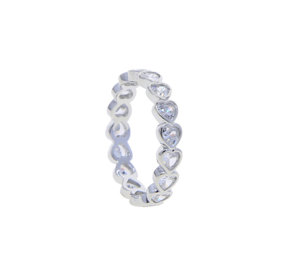 ALINA Heart Eternity Ring | Gold