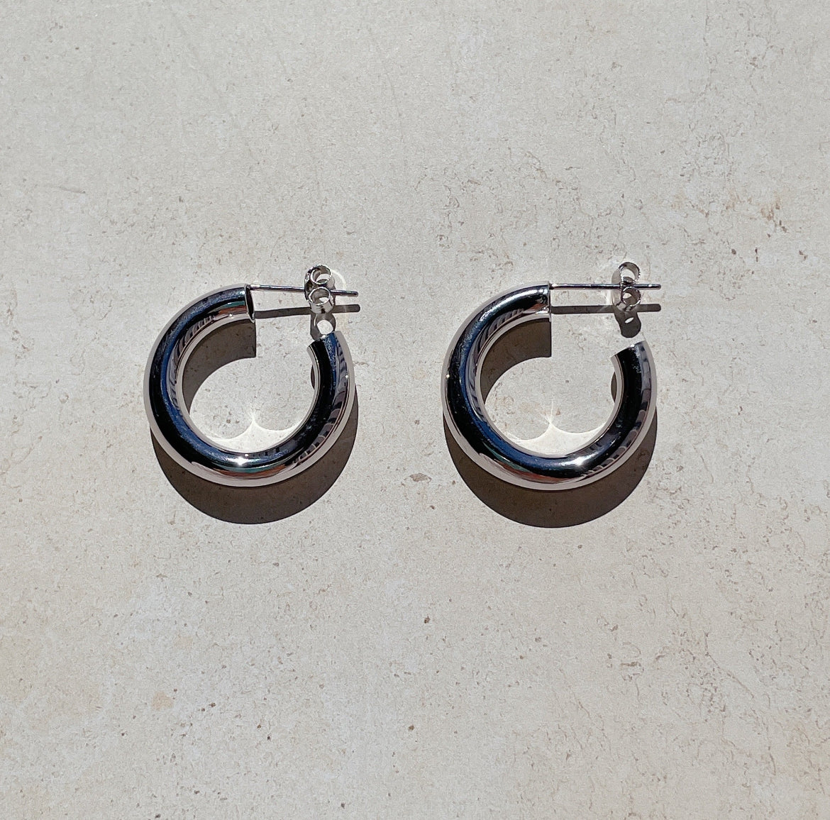 SANTORINI Hoops | Gold & Silver