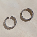 TWISTED Luxury Diamond Hoops (2 in 1) | Gold & Silver