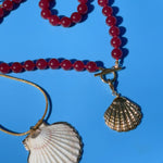 'NEW' SCALLOP SHELL Charm | Gold