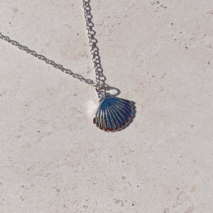 SCALLOP Shell Necklace | Silver