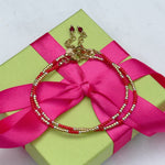 'NEW' AVA Beaded Bracelet | Gold