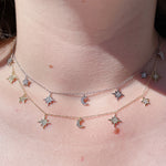 STELLAR STARBURST Diamond Necklace | Gold/Sterling Silver