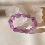 CHUNKY Purple Amethyst Crystal Bracelet