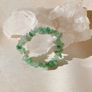 CHIP Green/Blue Aquamarine Crystal Bracelet