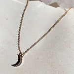 CHARMED Luna Encrusted Necklace | Gold