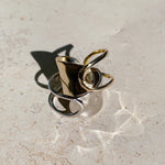 MILLA Dress Ring | Gold/Sterling Silver (Adjustable)
