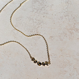 LUNA Moon Cycle Necklace |  Gold