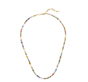 HAPPY DAYS Colorful Pearl Beaded Choker