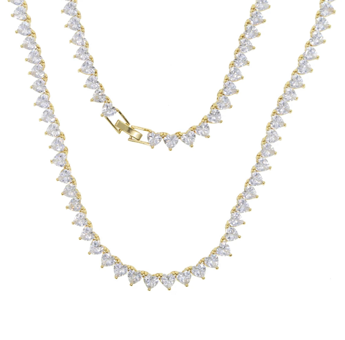 SWEETHEART Eternity Necklace | Gold | 18"