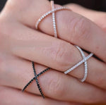 XOXO Diamond Dress Ring | Silver