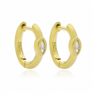 MARQUISE Hoops | Gold & Silver