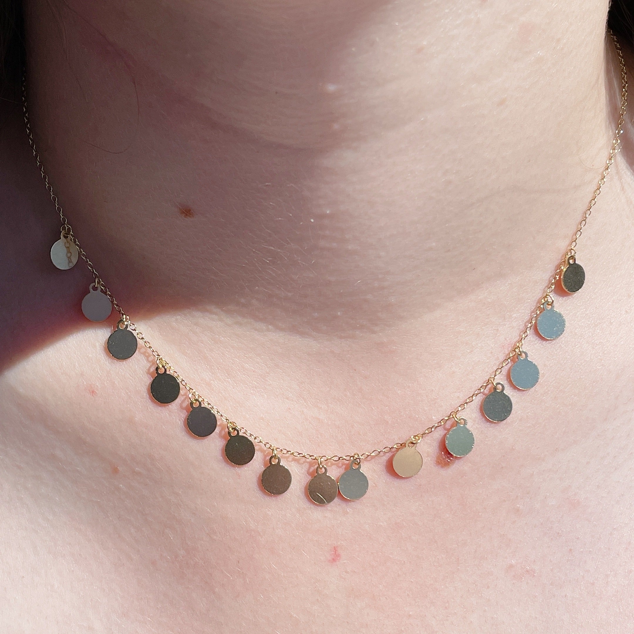 BOHO Coin Stacking Choker/Necklace | Gold