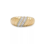 INGRID Pave Ring | Gold