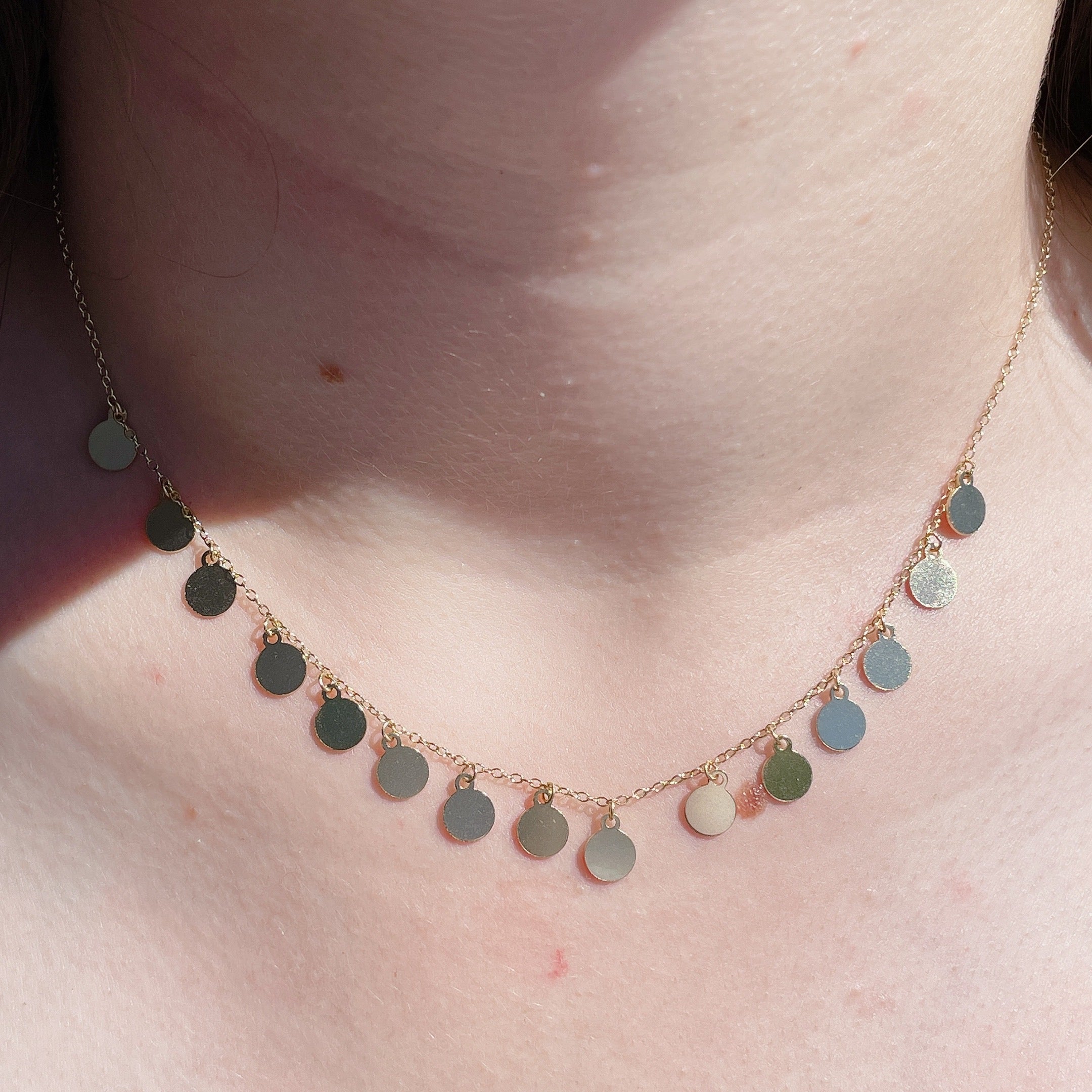 BOHO Coin Stacking Choker/Necklace | Gold