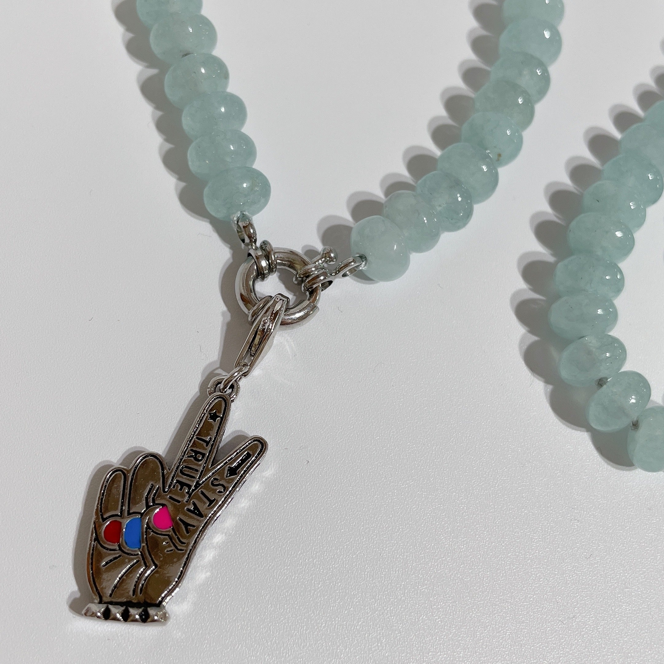 STAY TRUE Peace Charm | Silver *Luxe Collection