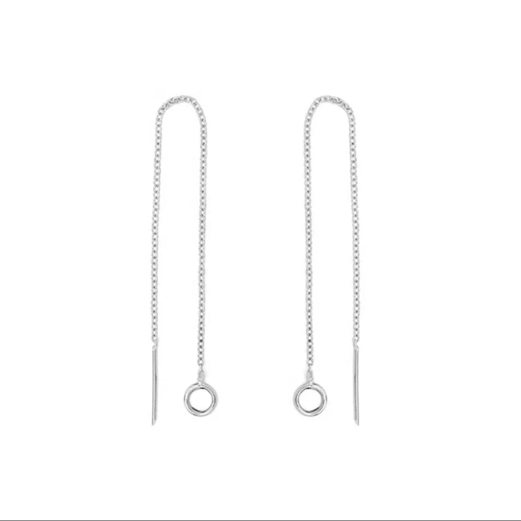 PRUE Minimal Threader Earrings | Sterling Silver
