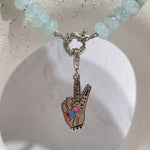 STAY TRUE Peace Charm | Silver *Luxe Collection