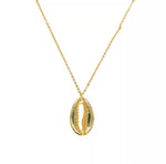 COWRIE Shell Necklace | Gold