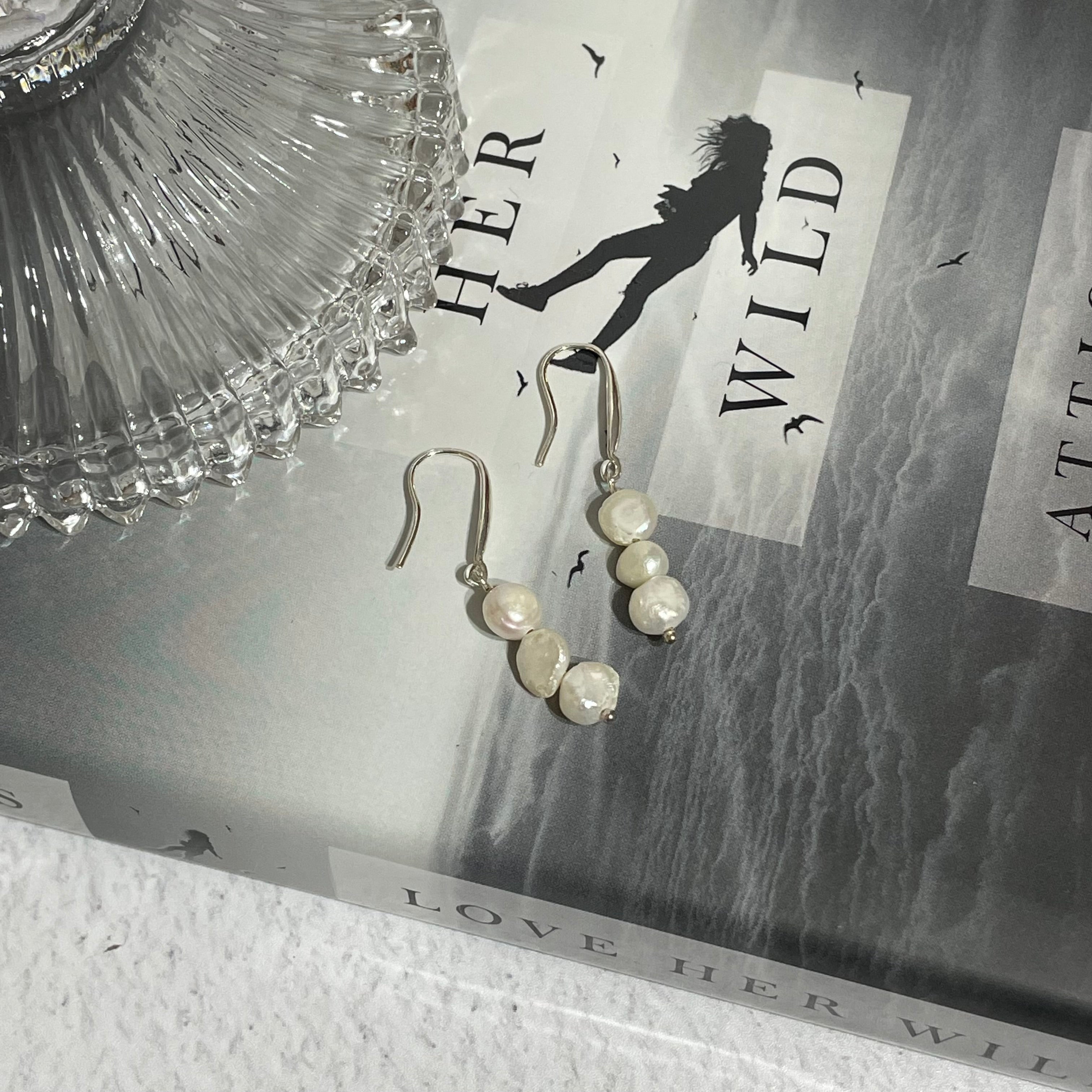 PERFECTION Pearl Earrings | Sterling Silver
