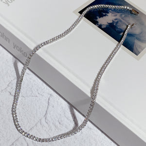 DAZZLING Tennis Necklace | Silver