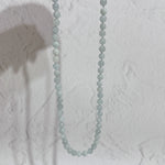 'NEW' BLUE AQUMARINE Beaded Gemstone Necklace | Gold