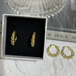 CLASSIC TWISTED Hoops | Gold