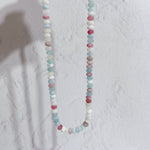 PASTEL 2.0 CANDY Beaded Gemstone Necklace | Gold | 22.5" | ONE OF A KIND