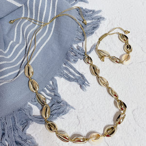 'NEW' #2 CALYPSO Necklace & Bracelet Set | Gold