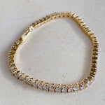 DAZZLING Tennis Bracelet | Gold