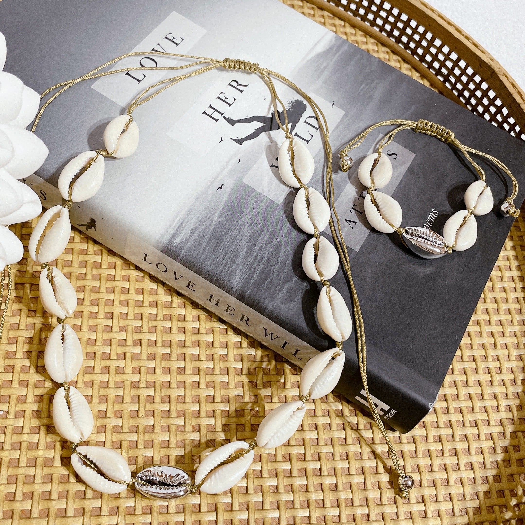 'NEW' #1 CALYPSO Necklace & Bracelet Set | Silver