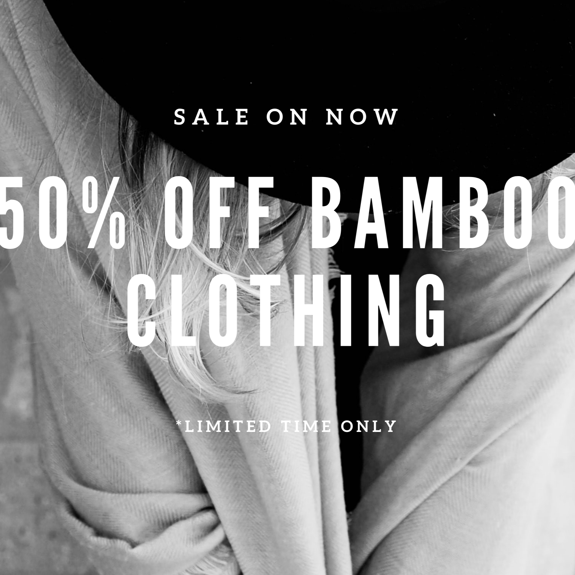 BAMBOO Summer/Winter Mid-Sleeve Tunic | Black/White